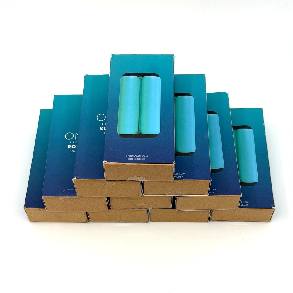 10 Pack ONO Fidget Roller Junior‎ Teal Silent Handheld Sensory Stress Relief Toy